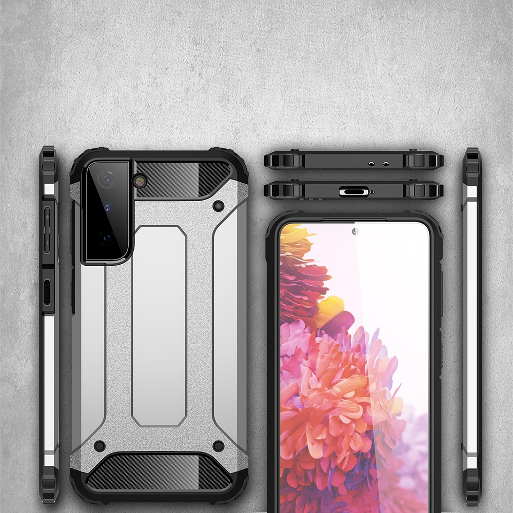 OEM Armor Guard Hybrid Mobilskal Galaxy S21 Plus - Svart