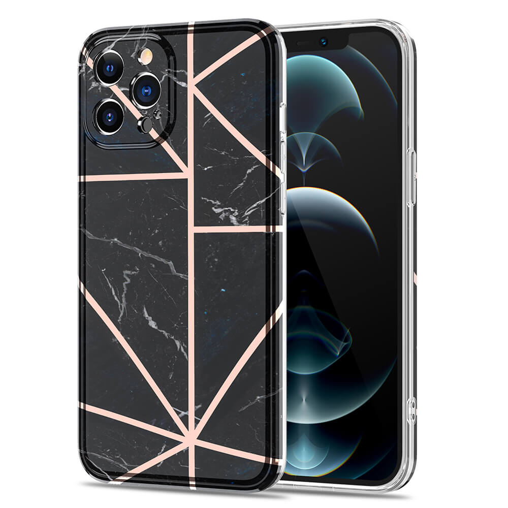 Boom of Sweden BOOM - Grid iPhone 12 Pro Max Skal - Svart Marmor