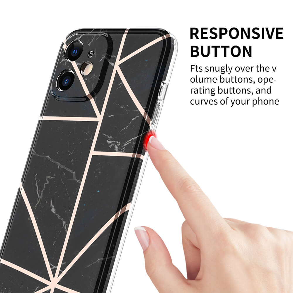 Boom of Sweden BOOM - Grid iPhone 12 Pro Max Skal - Rosa Marmor