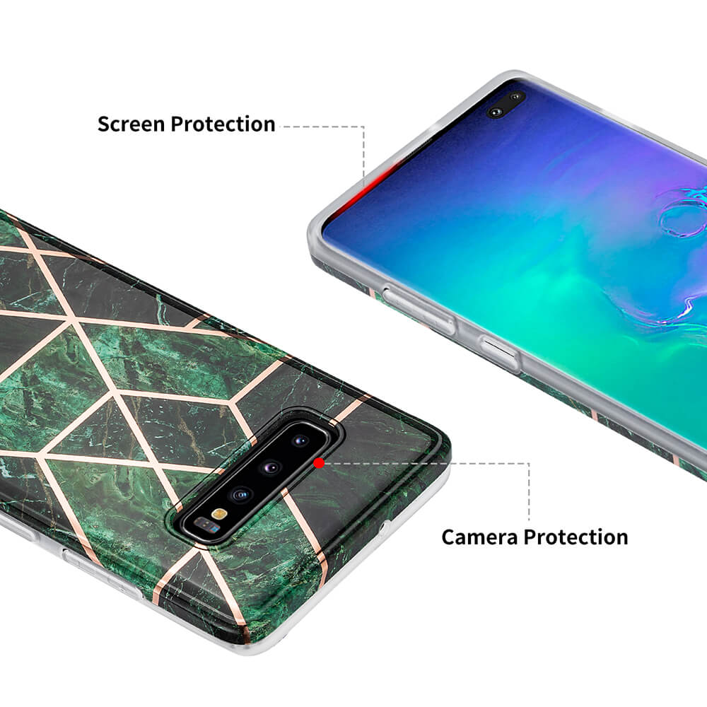 Boom of Sweden BOOM - Grid skal Galaxy S10 Plus - Lila Marmor