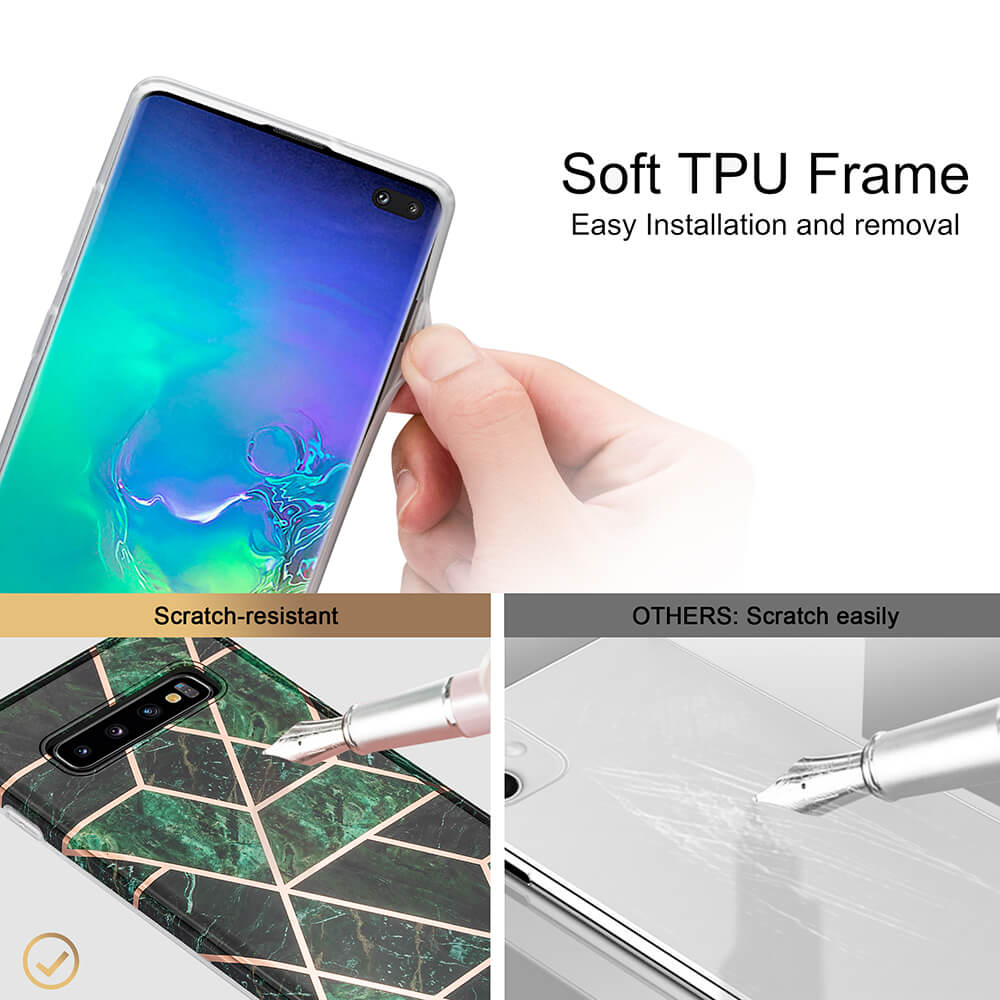 Boom of Sweden BOOM - Grid skal Galaxy S10 Plus - Lila Marmor