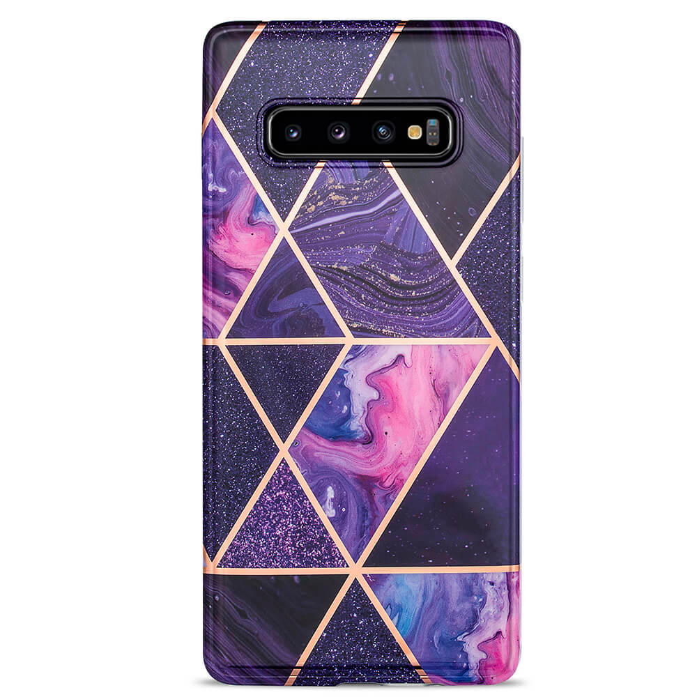 Boom of Sweden BOOM - Grid skal Galaxy S10 Plus - Lila Marmor