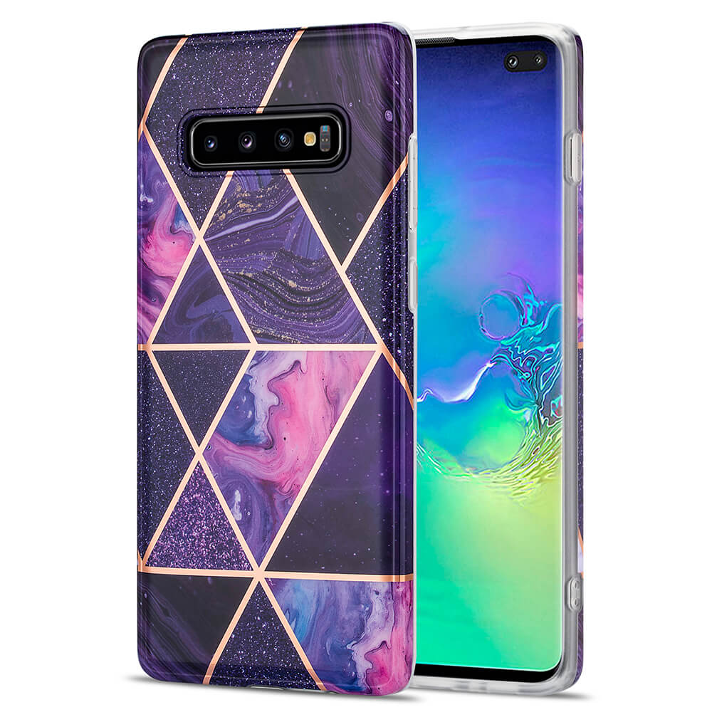 Boom of Sweden BOOM - Grid skal Galaxy S10 Plus - Lila Marmor