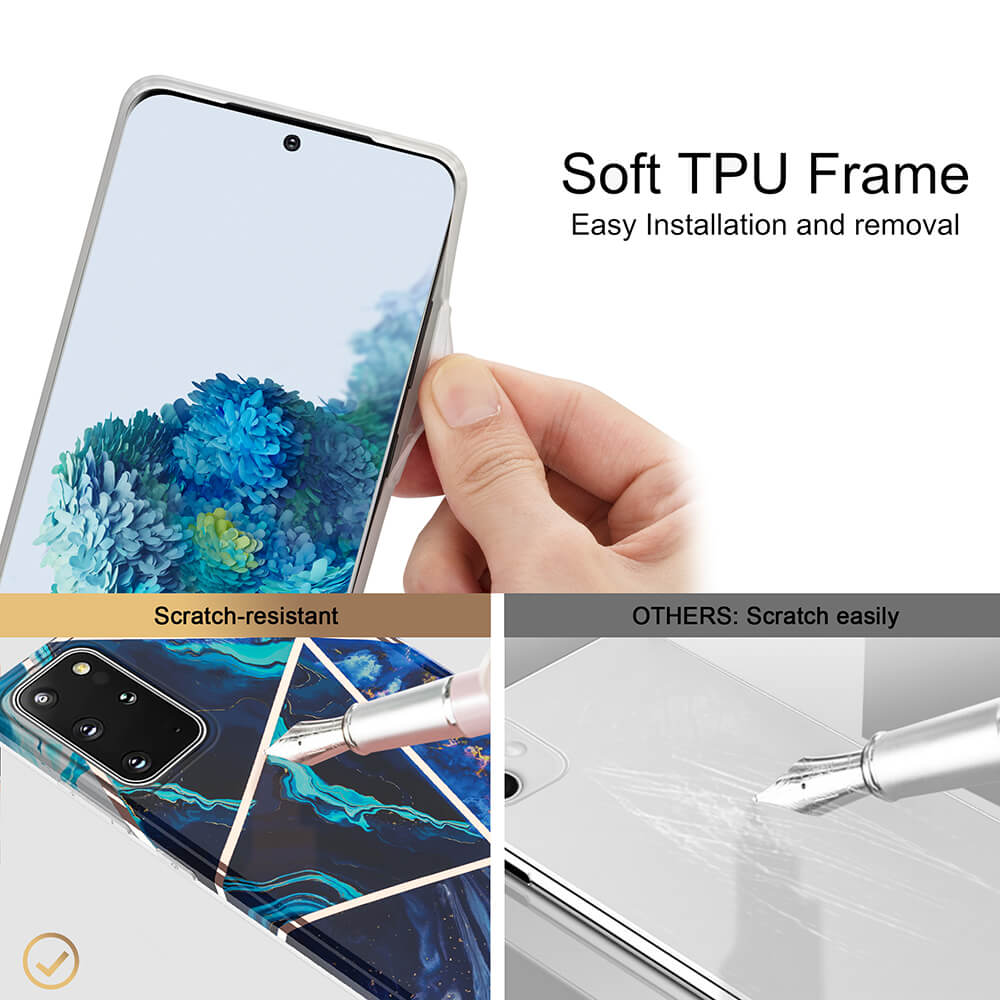 Boom of Sweden BOOM - Grid skal Galaxy S20 Plus - Pink Marmor