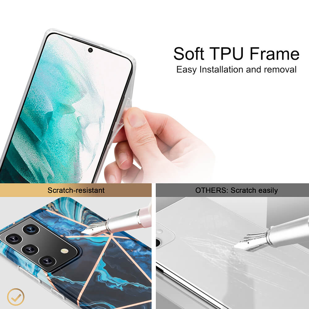 Boom of Sweden BOOM - Grid skal Galaxy S21 Ultra - Svart Marmor