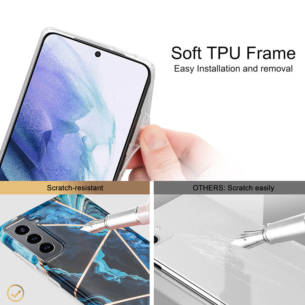 Boom of Sweden BOOM - Grid skal Galaxy S21 Plus - Grön Marmor