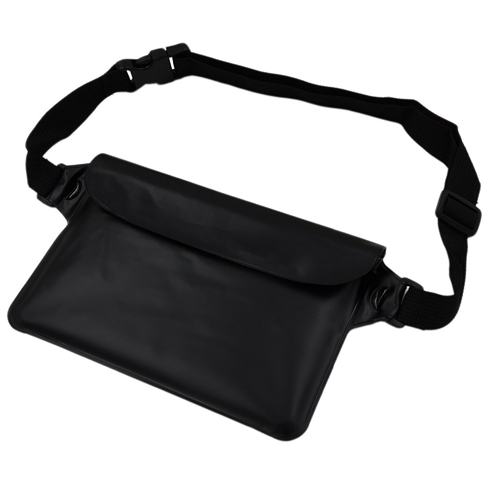 A-One Brand Justerbar vattentät midjeväska - Svart
