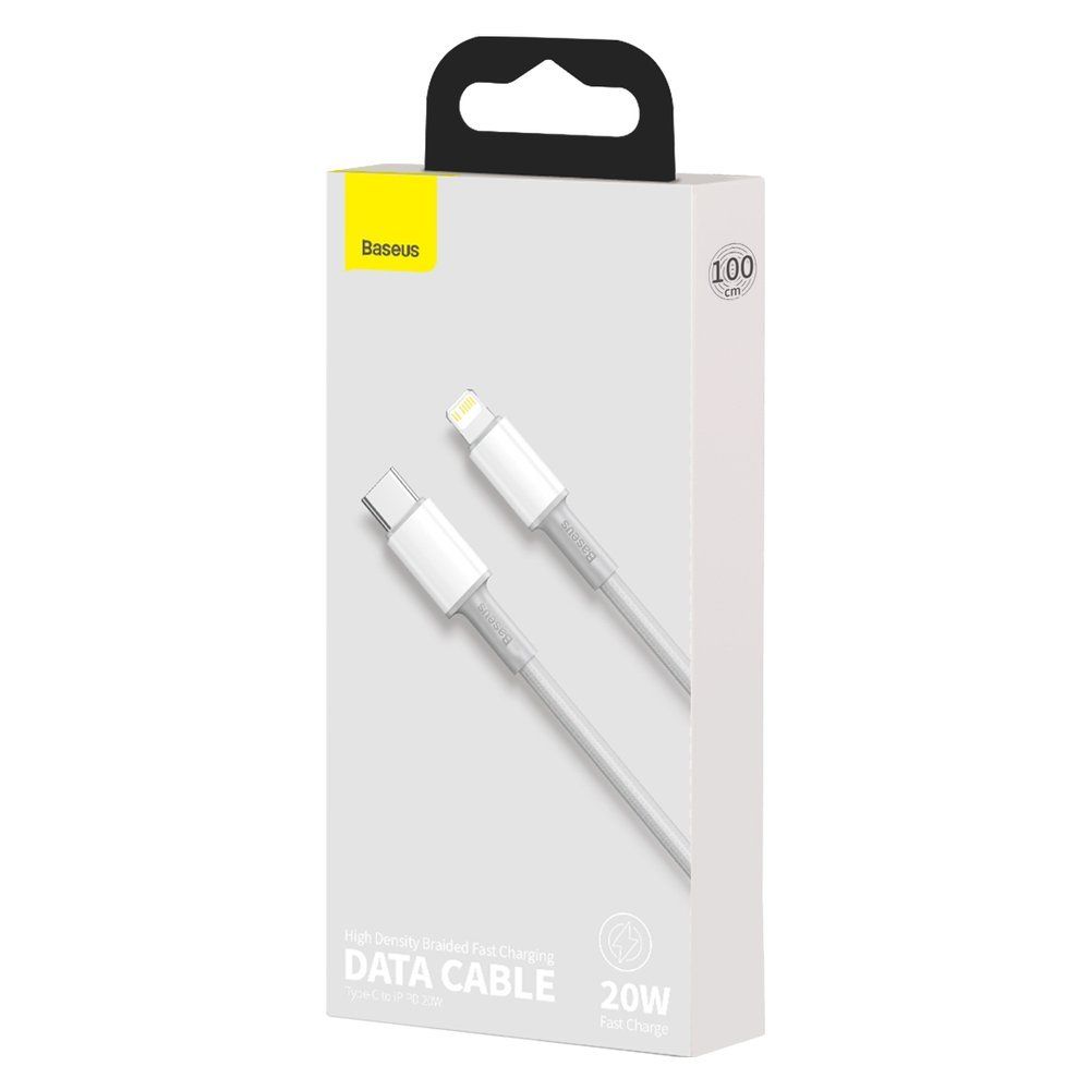 BASEUS BASEUS Data Pd20W USB-C till Lightning kabel 2m Vit