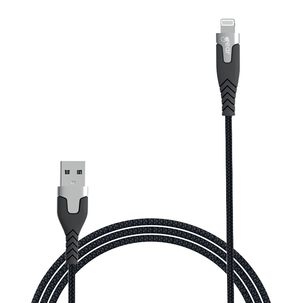 GEAR GEAR LaddPRO USB-A till Lightning kabel C89 1.5m Svart