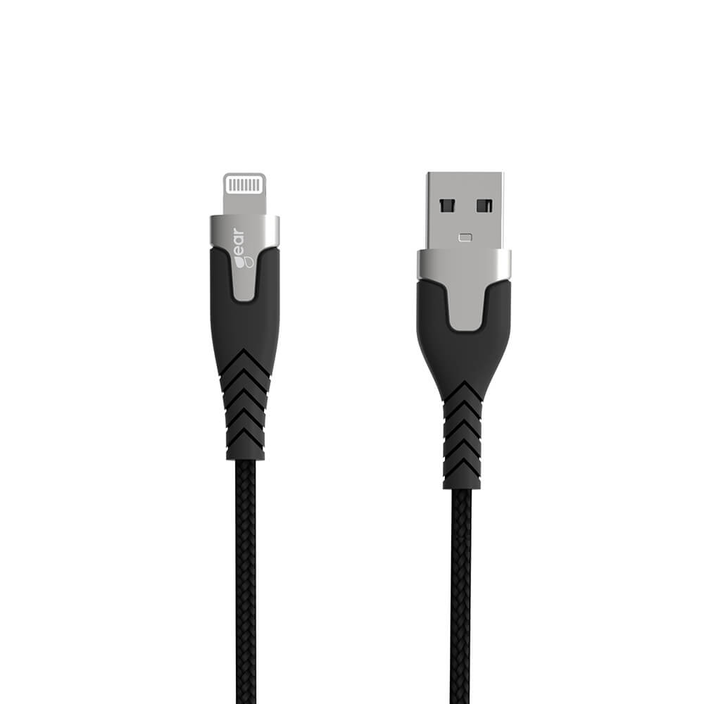 GEAR GEAR LaddPRO USB-A till Lightning kabel C89 1.5m Svart