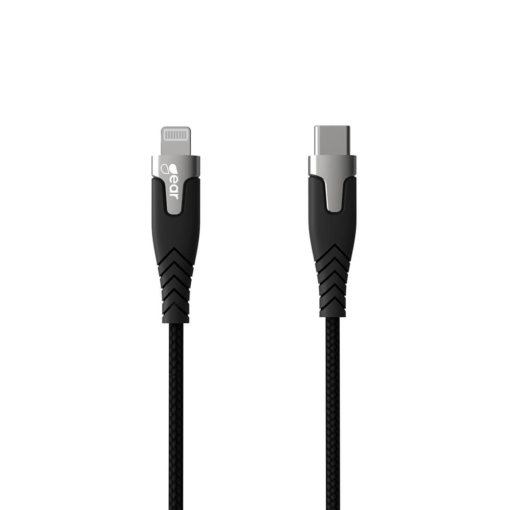 GEAR GEAR LaddPRO USB-C till Lightning kabel C94 1.5m Svart