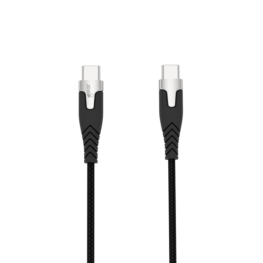GEAR GEAR PRO USB-C till USB-C kabel 2.0 1.5m Svart