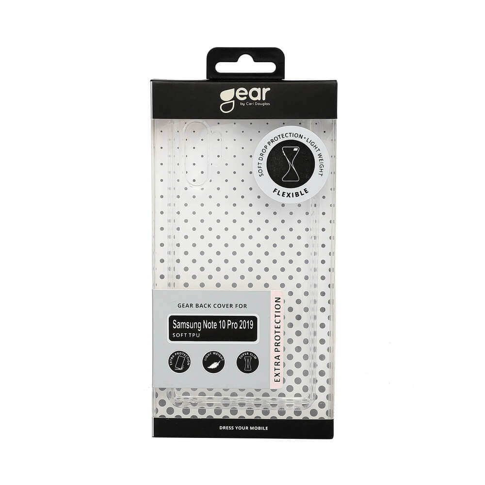 GEAR GEAR Mobilskal TPU Samsung Note 10 Plus 2019 - Transparent