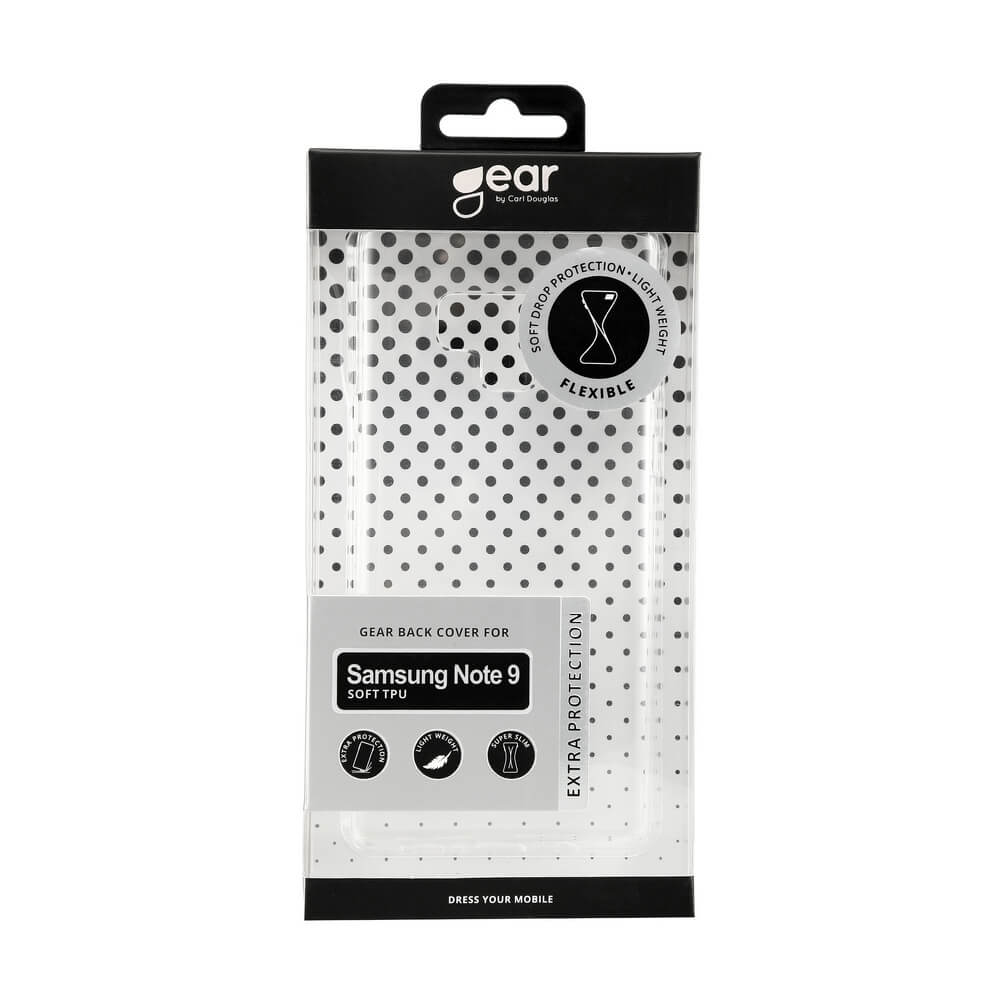 GEAR GEAR Mobilskal TPU Samsung Note 9 - Transparent