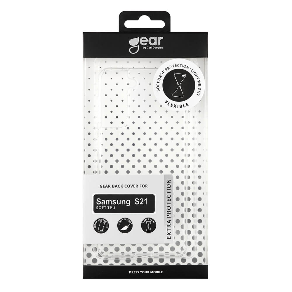 GEAR GEAR Mobilskal Transparent TPU Samsung S21