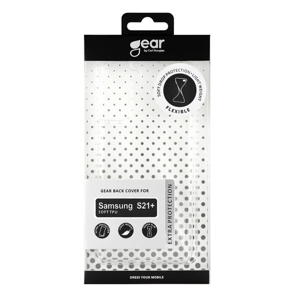 GEAR GEAR Mobilskal Transparent TPU Samsung S21 Plus