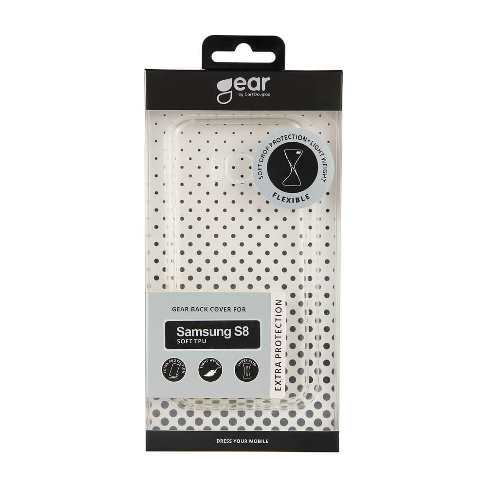 GEAR GEAR Mobilskal Transparent TPU Samsung S8 5.8