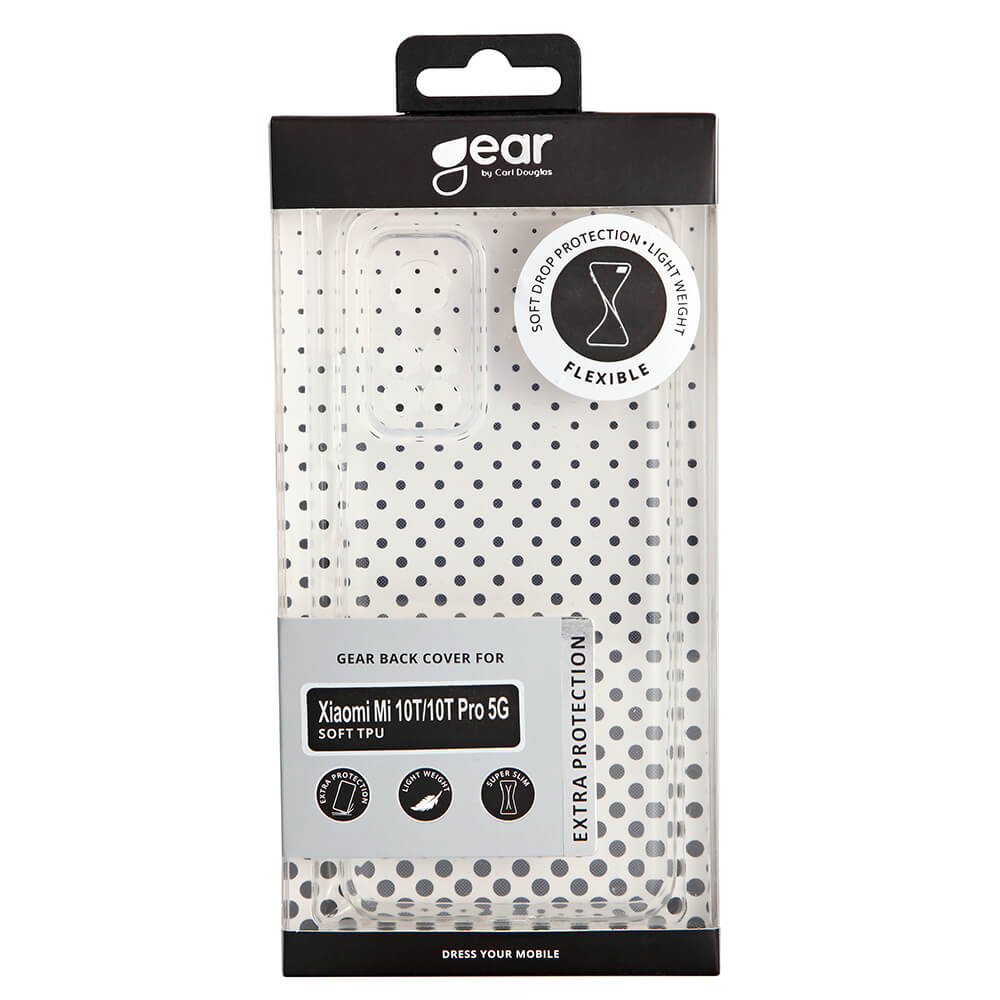 GEAR GEAR Mobilskal TPU Xiaomi Mi 10T / 10T Pro - Transparent