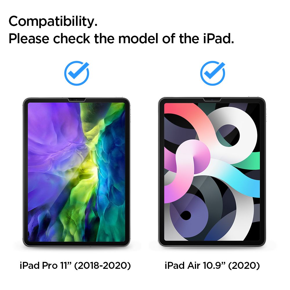 Spigen Spigen Tr Ez Fit Härdat Glas Skärmskydd iPad Air 4/5/iPad Pro 11