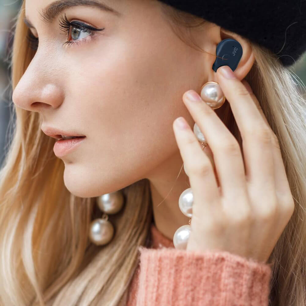 JVC JVC Hörlur HA-A10T True Wireless In-Ear - Blå