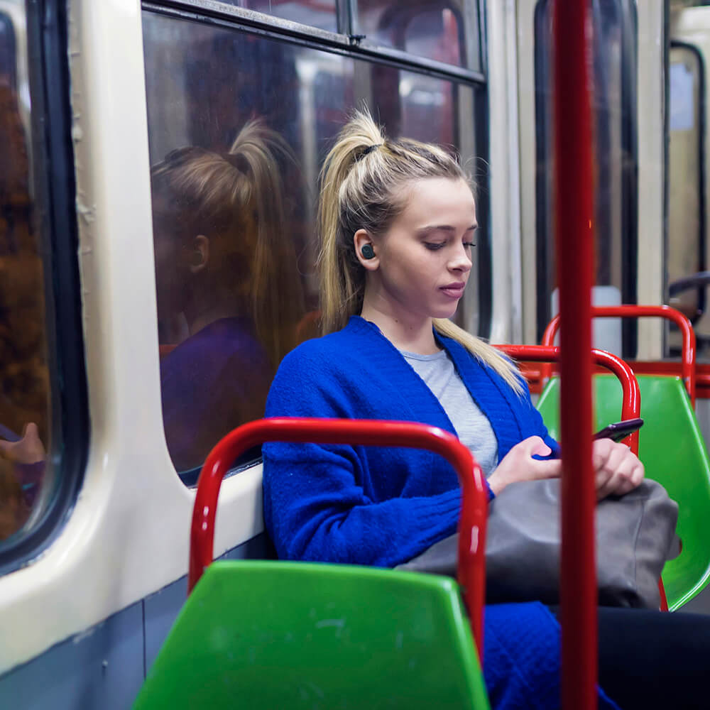 JVC JVC Hörlur HA-A10T True Wireless In-Ear - Blå