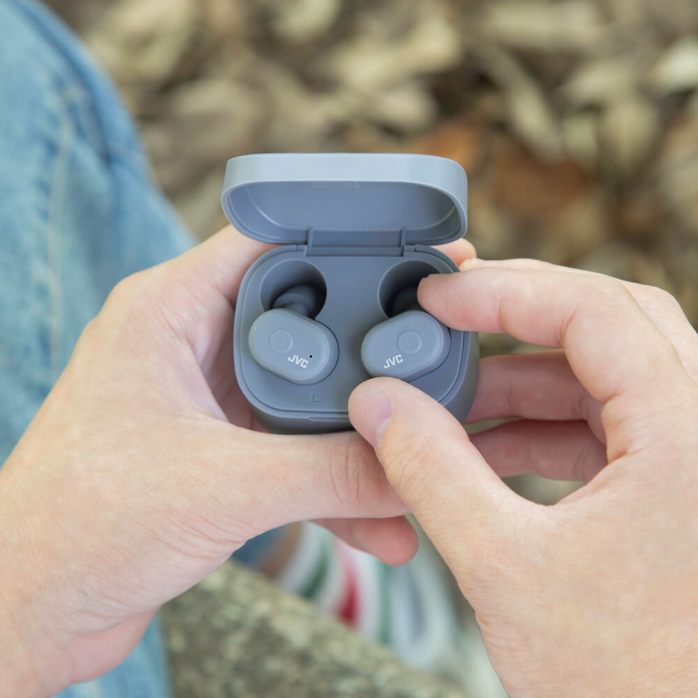 JVC JVC Hörlur HA-A10T True Wireless In-Ear - Grå