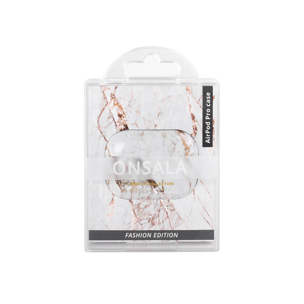 Onsala ONSALA Airpods Pro Fodral White Rhino Marble