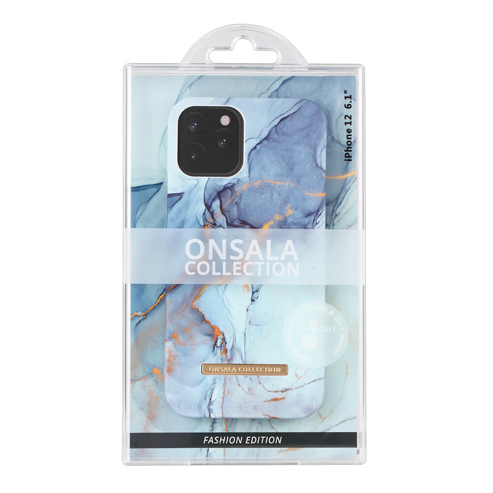 Onsala Collection Onsala Mobilskal Soft Gredelin Marble iPhone 12 & 12 Pro