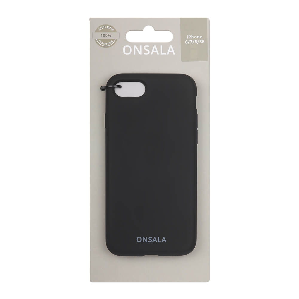 Onsala ONSALA Mobilskal Silikon Black iPhone 7/8/SE 2020
