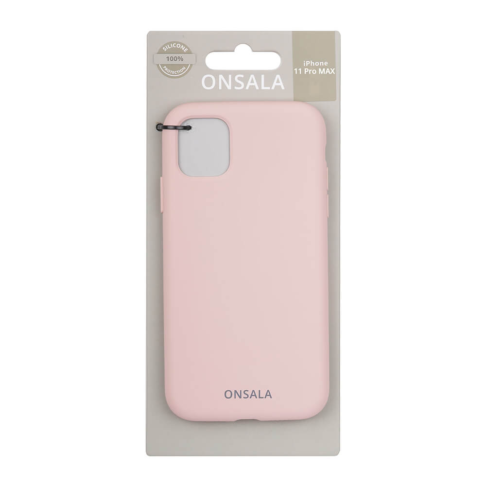 Onsala ONSALA Mobilskal Silikon Sand Pink iPhone 11 Pro Max