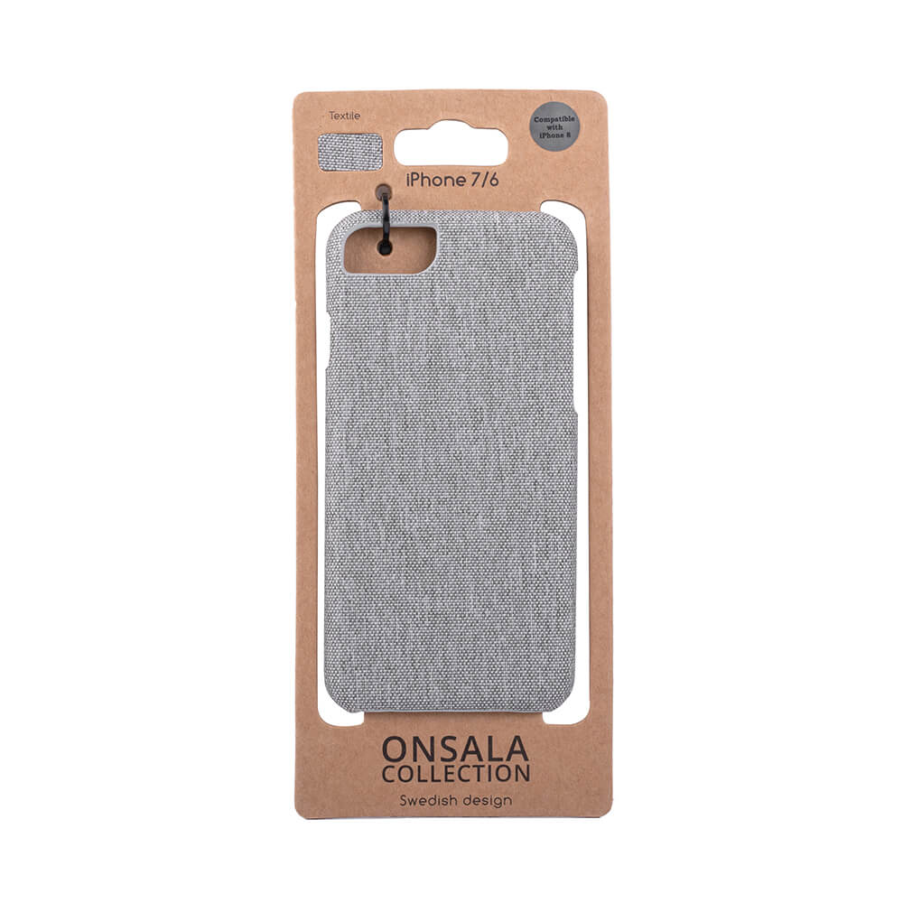 Onsala ONSALA Mobilskal Textil Grå iPhone 7/8/SE 2020