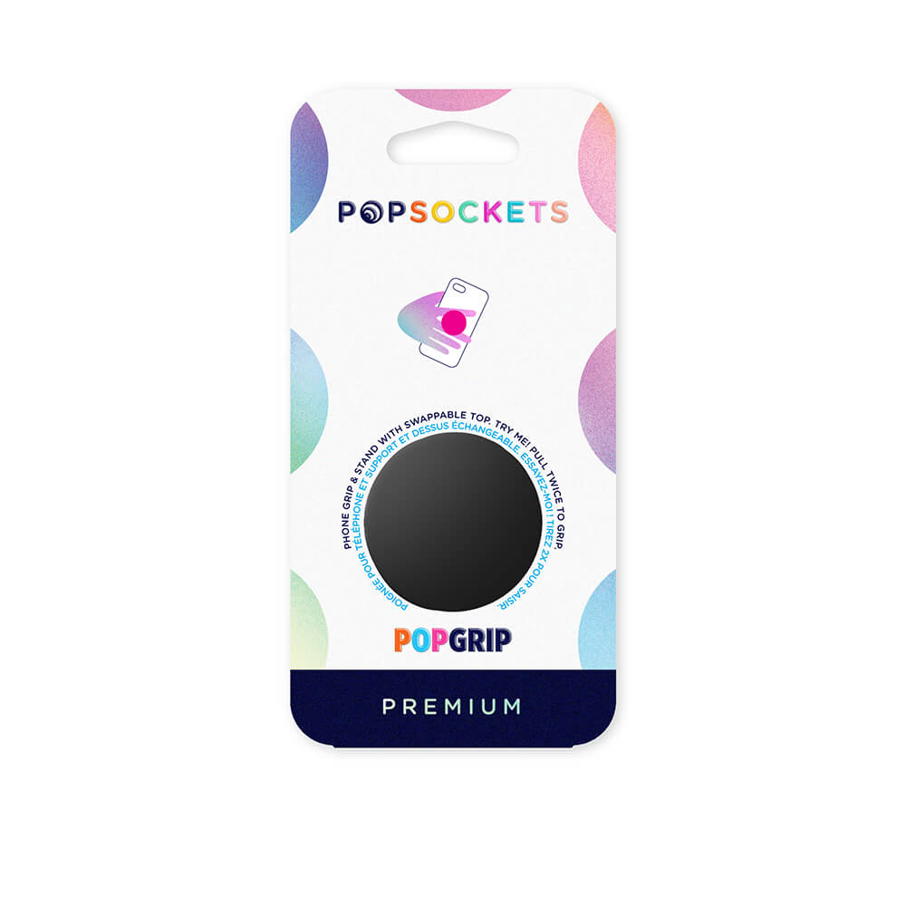 PopSockets POPSOCKETS Aluminum Black Premium