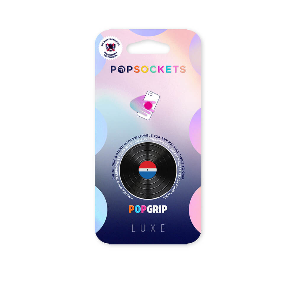PopSockets POPSOCKETS Backspin Aluminum 45 RPM Avtagbart Grip