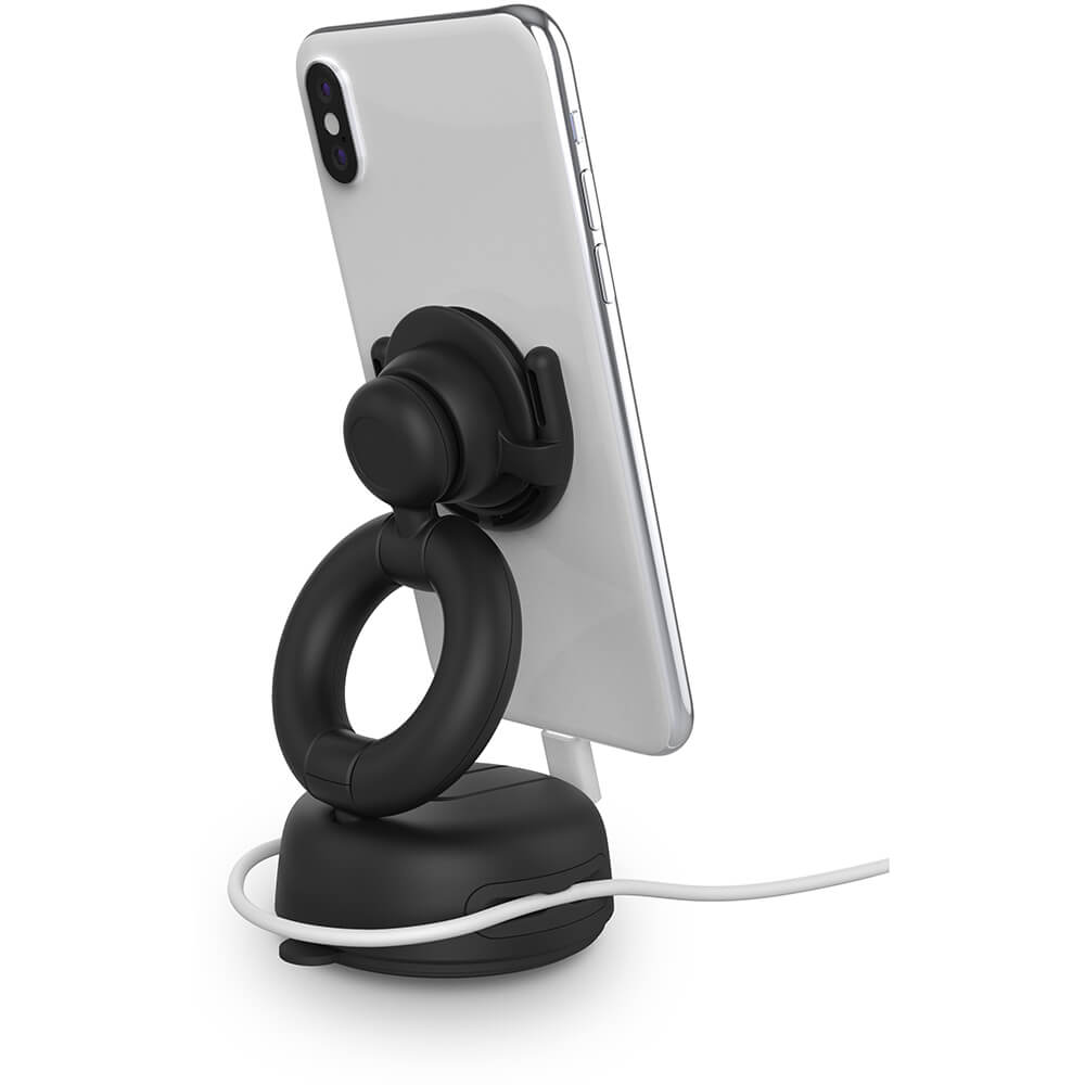 PopSockets POPSOCKETS Car Dash & Windowshield Svart Höjd/vridbar