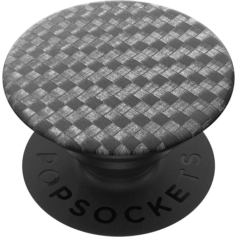 PopSockets POPSOCKETS Carbonite Weave Avtagbart Grip med Ställfunktion