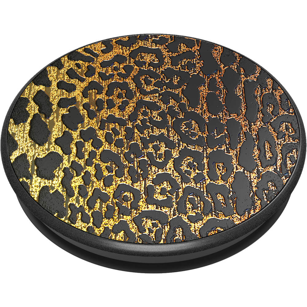 PopSockets POPSOCKETS Embossed Metal Leopard Avtagbart Grip