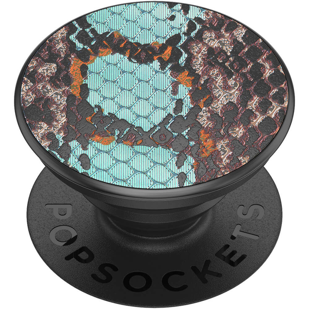 PopSockets POPSOCKETS Embossed Metal Water Snake Avtagbart Grip