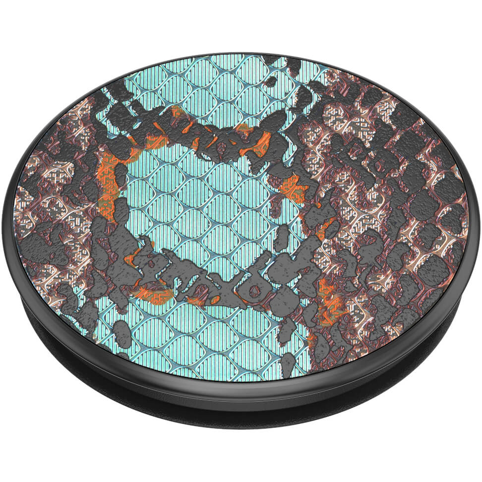 PopSockets POPSOCKETS Embossed Metal Water Snake Avtagbart Grip