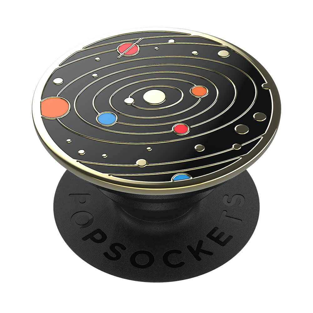PopSockets POPSOCKETS Enamel Solar flare Black Avtagbart Grip