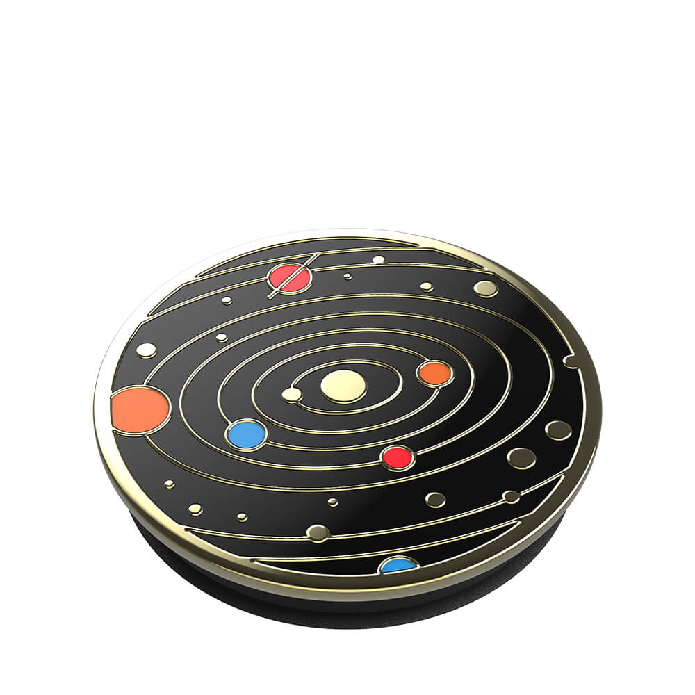 PopSockets POPSOCKETS Enamel Solar flare Black Avtagbart Grip