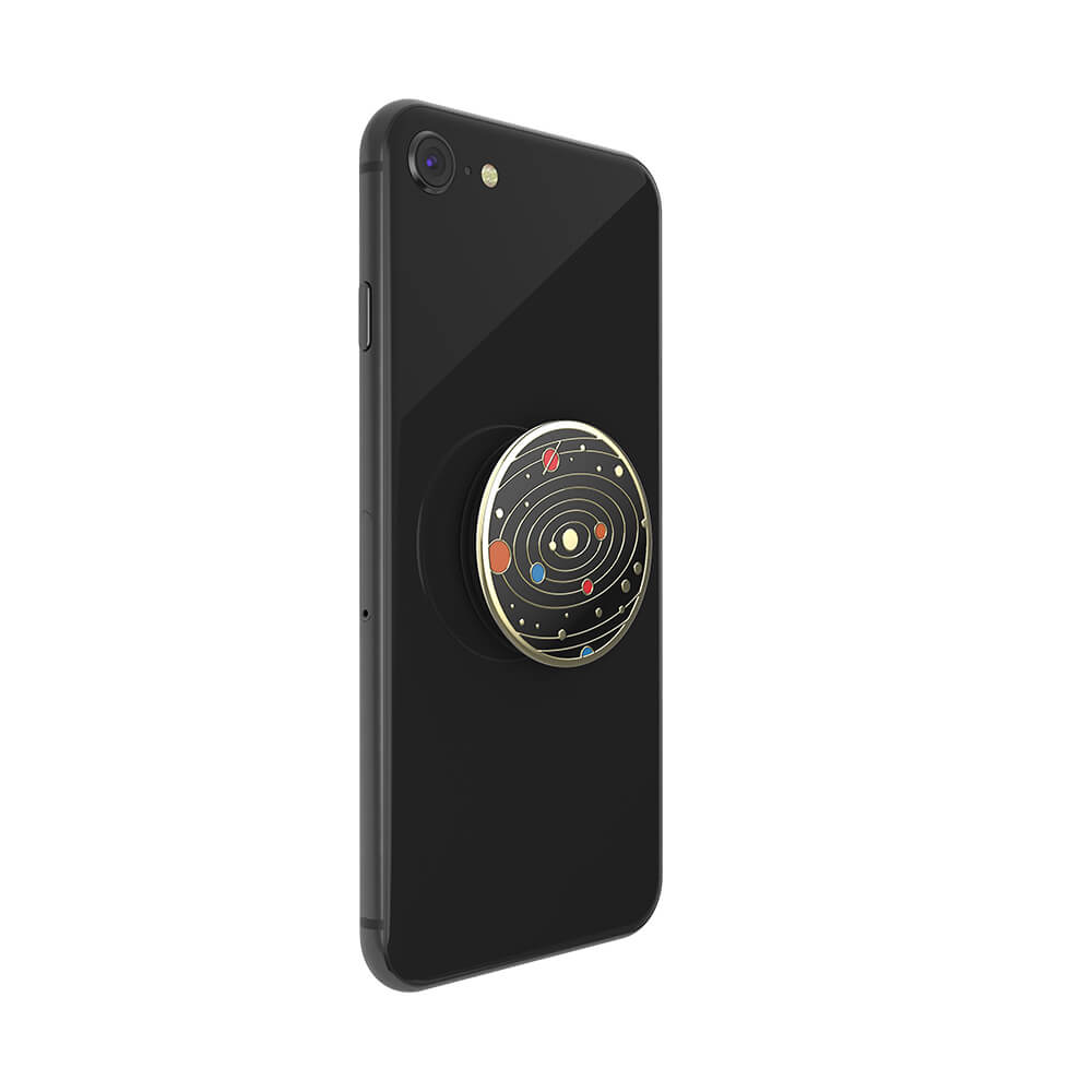 PopSockets POPSOCKETS Enamel Solar flare Black Avtagbart Grip