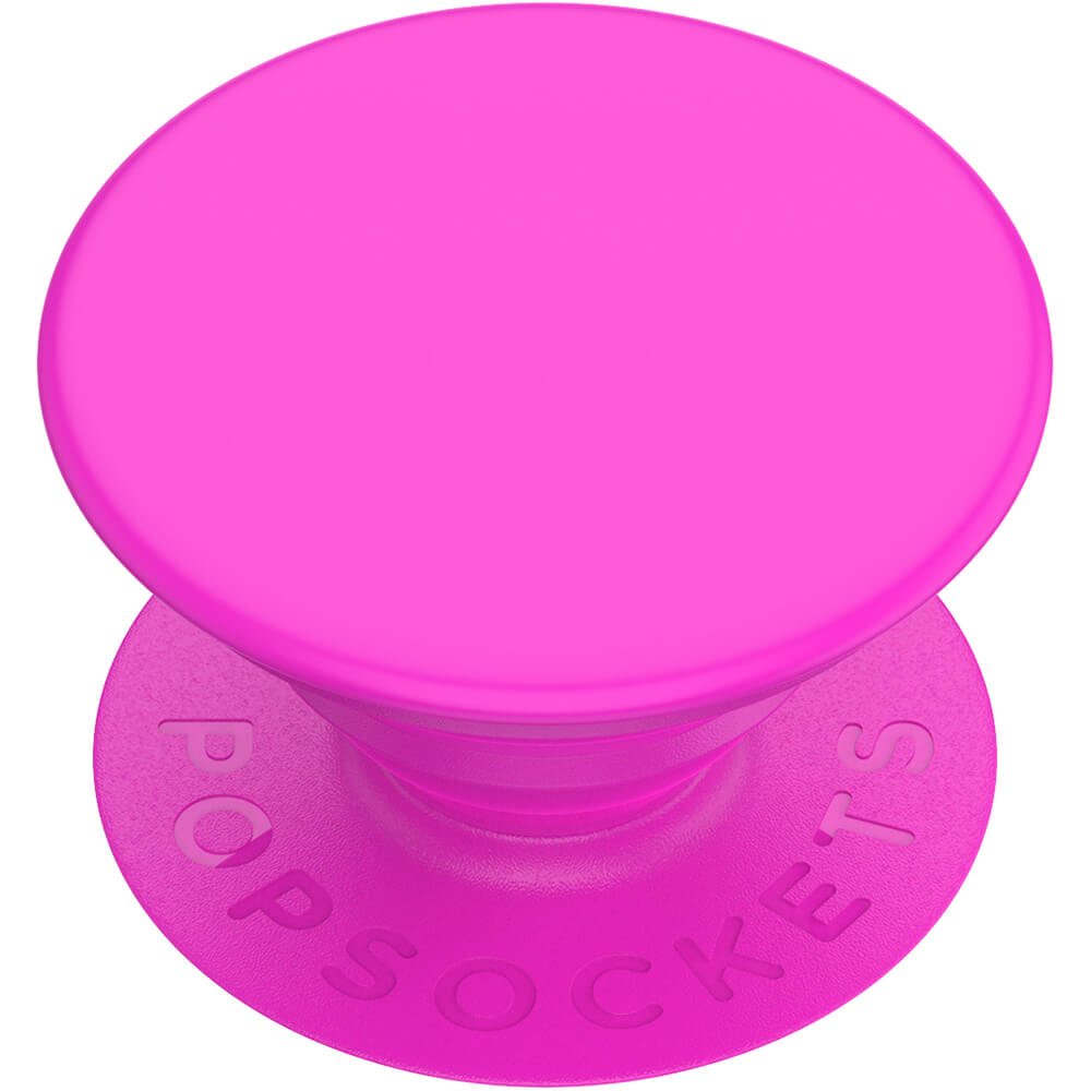 PopSockets POPSOCKETS Neon Day Glo Pink Avtagbart Grip med Ställfunktion
