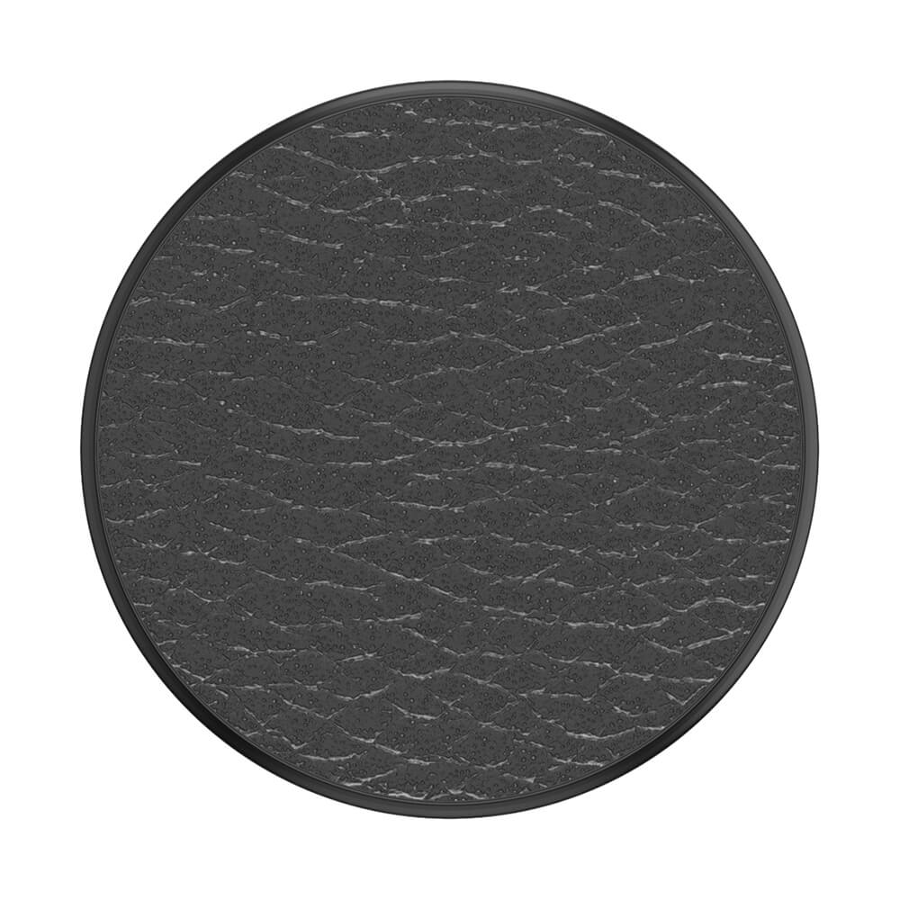 PopSockets POPSOCKETS Pebbled Vegan Leather Black Avtagbart Grip