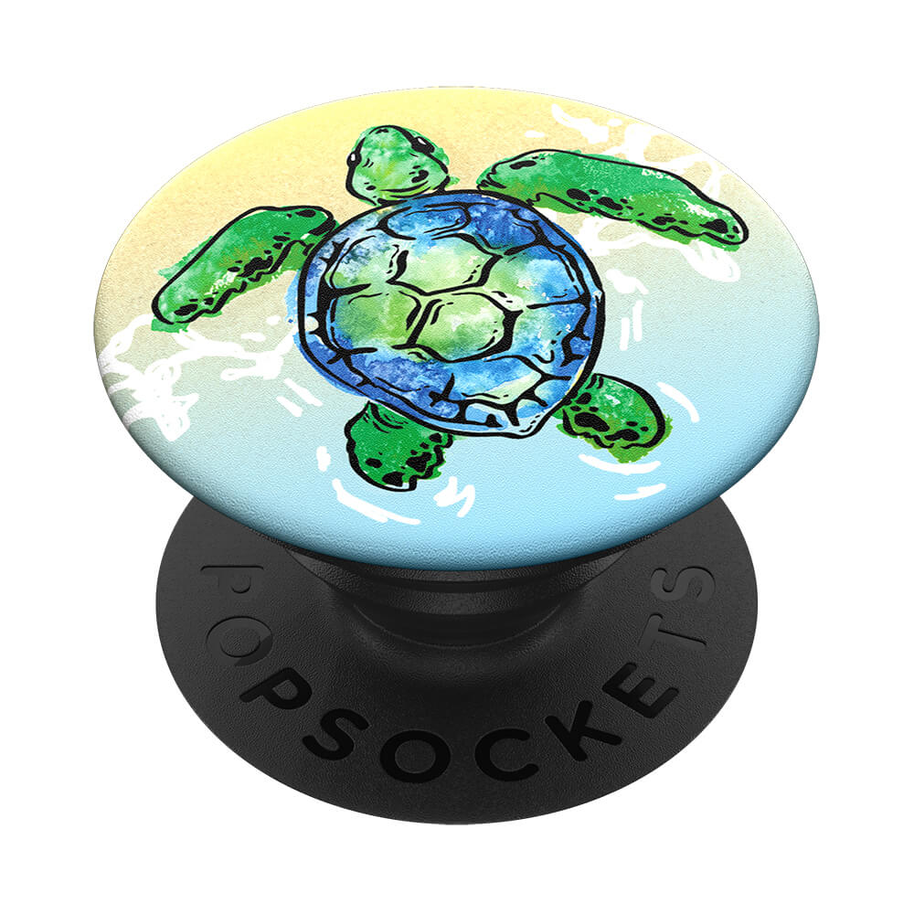 PopSockets POPSOCKETS Tortuga Avtagbart Grip med Ställfunktion