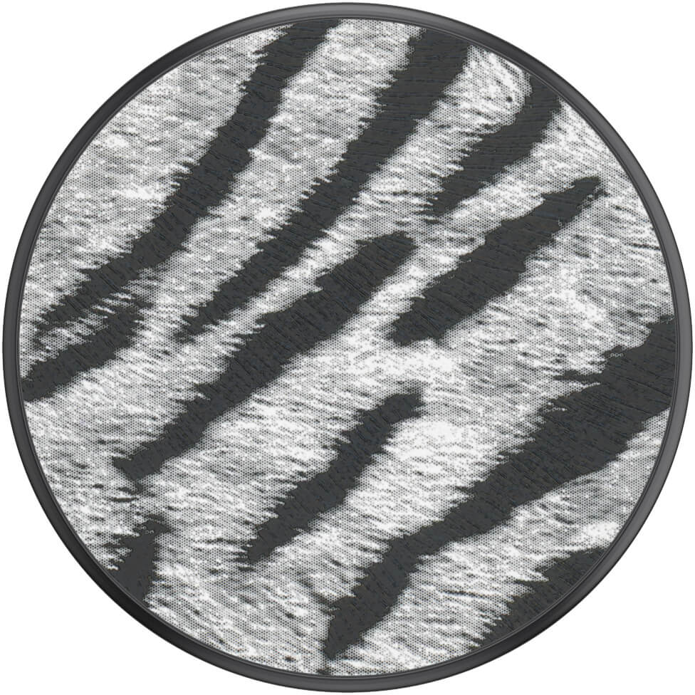PopSockets POPSOCKETS Vegan Leather Zebra Avtagbart Grip