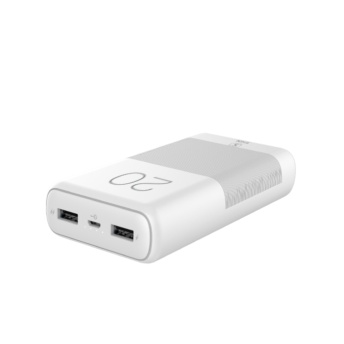 SiGN SiGN Extremt Kraftfull QC Powerbank 20000 mAh 21A - Vit