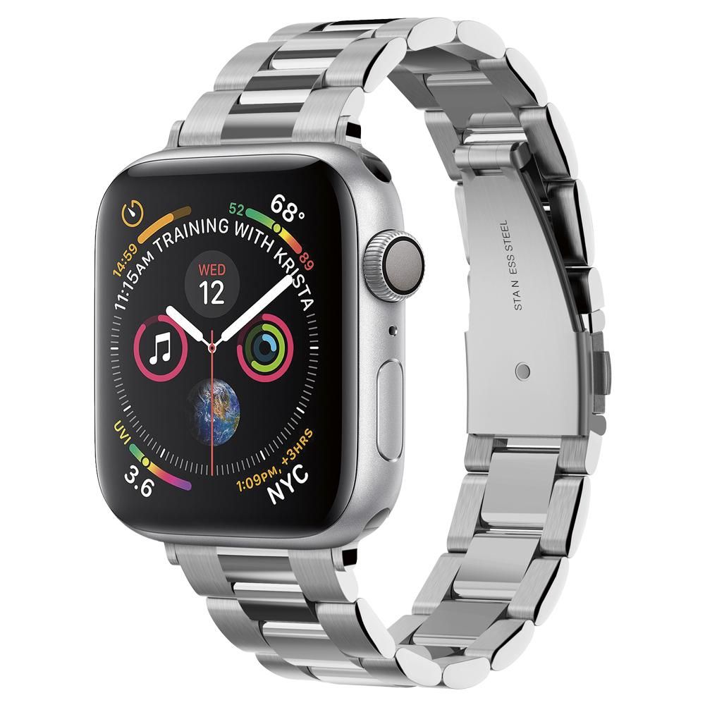 Spigen SPIGEN Modern Fit Band Apple Watch 4/5/6/7/8/9/10/SE (38/40/41mm) Silver