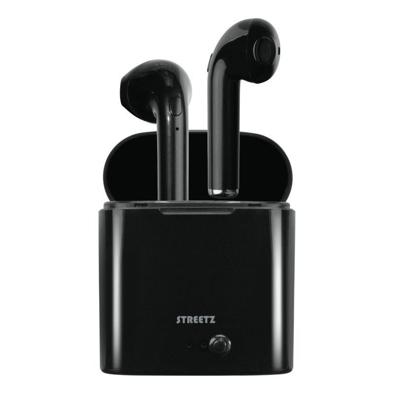 UTGATT1 Streetz TWS-0007 True Wireless Grand semi-in-ear, fodral, Blk