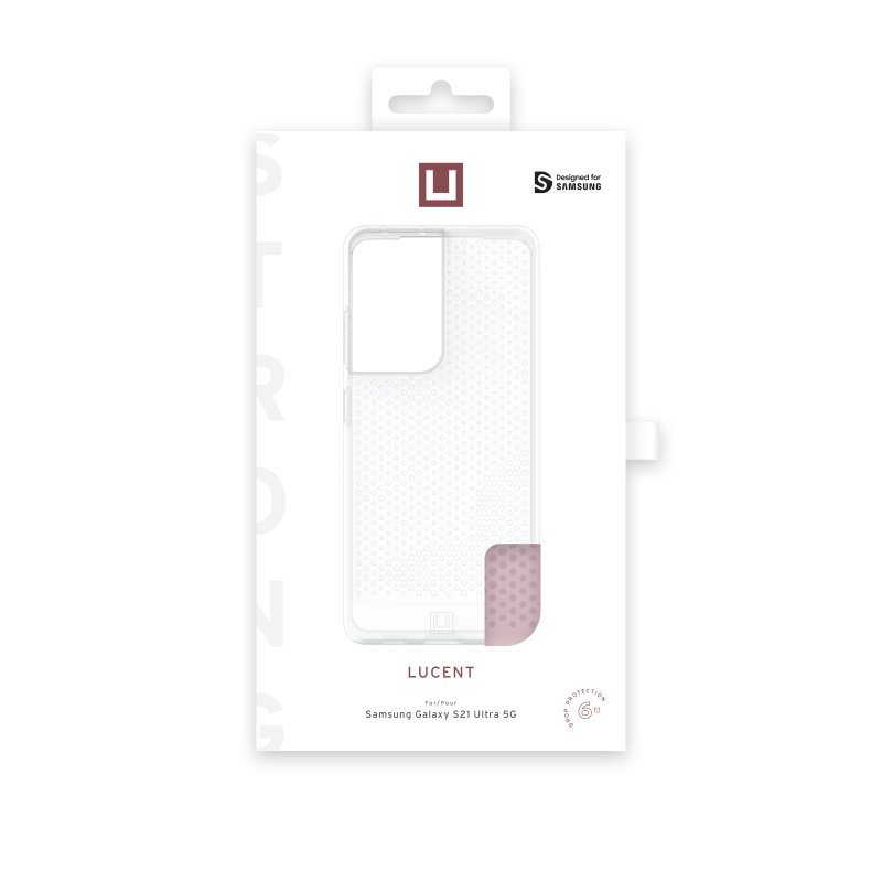 UTGATT1 UAG Samsung Galaxy S21 Ultra Lucent Skal Dusty Rose