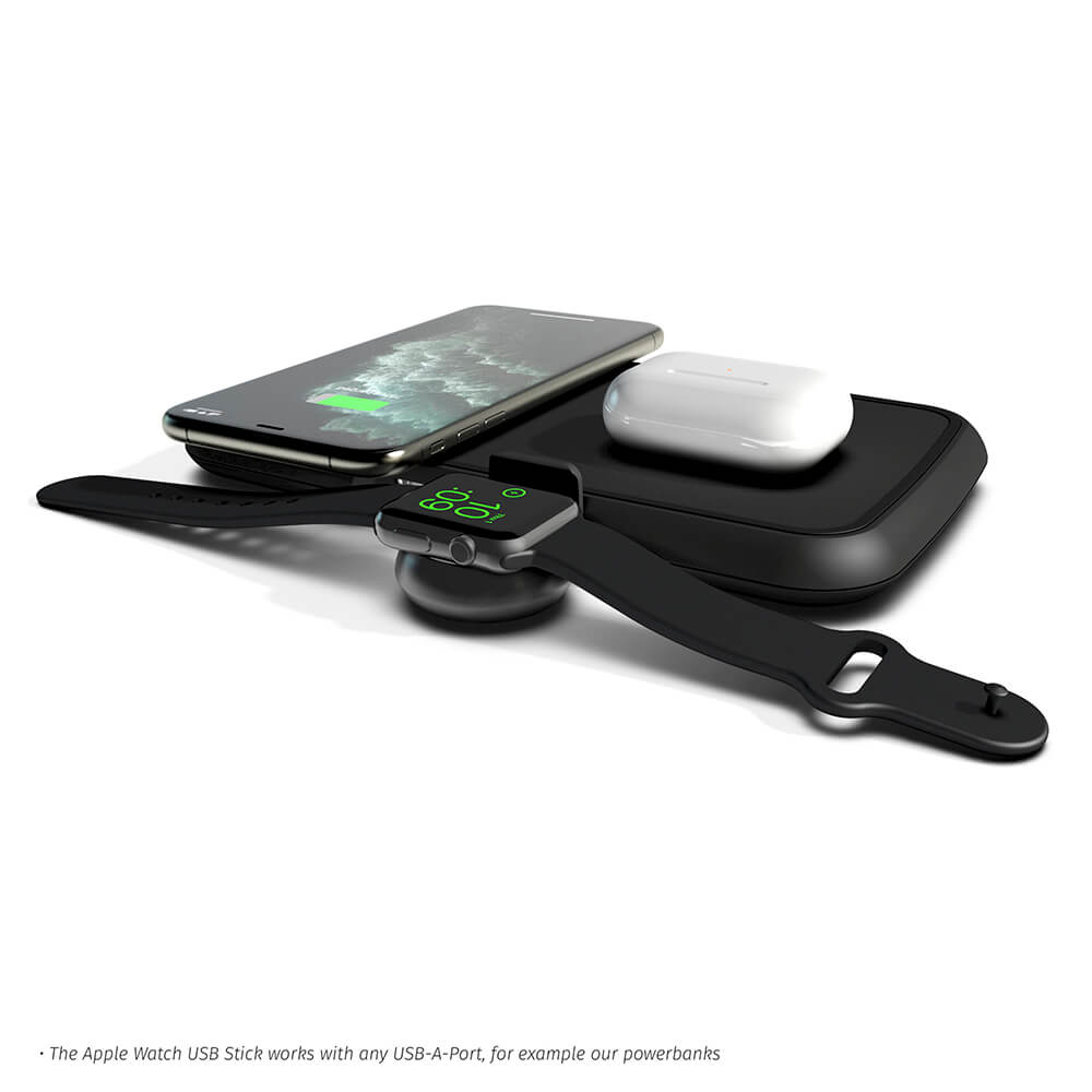 ZENS ZENS Apple Watch Laddare Trådlös USB-A Stick - Svart